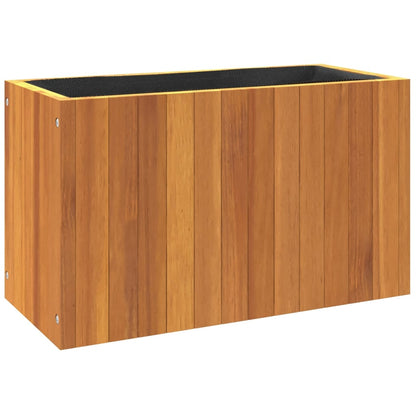Garden Planter 23.2"x10.8"x13.8" Solid Wood Acacia