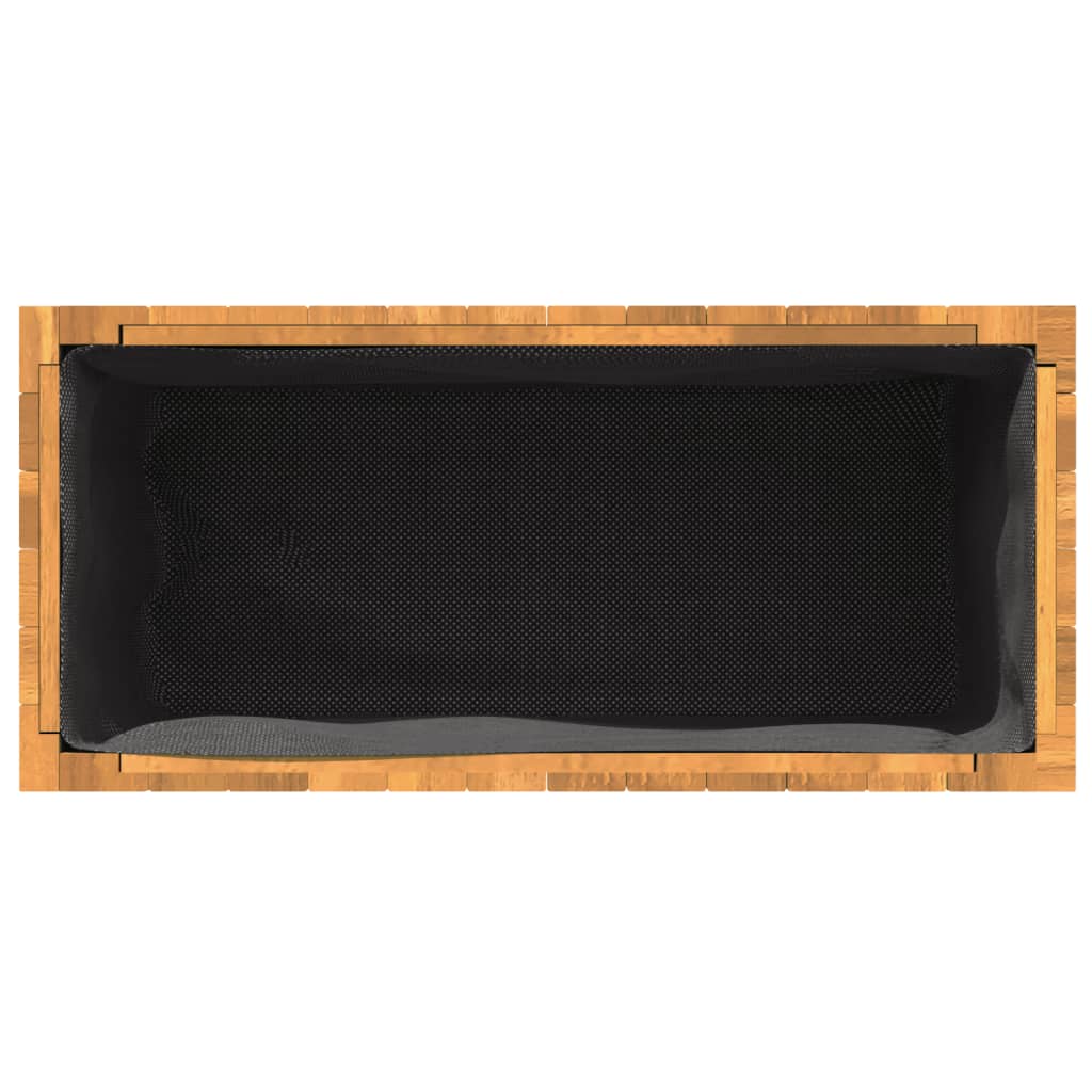 Garden Planter 23.2"x10.8"x13.8" Solid Wood Acacia