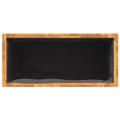 Garden Planter 23.2"x10.8"x13.8" Solid Wood Acacia