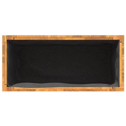 Garden Planter 23.2"x10.8"x27.6" Solid Wood Acacia