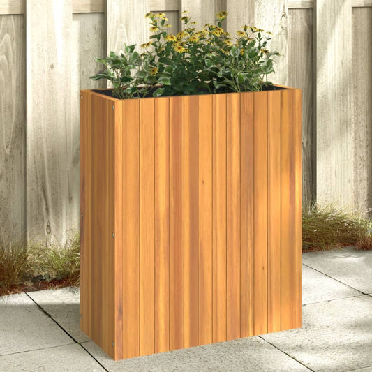 Garden Planter 23.2"x10.8"x27.6" Solid Wood Acacia