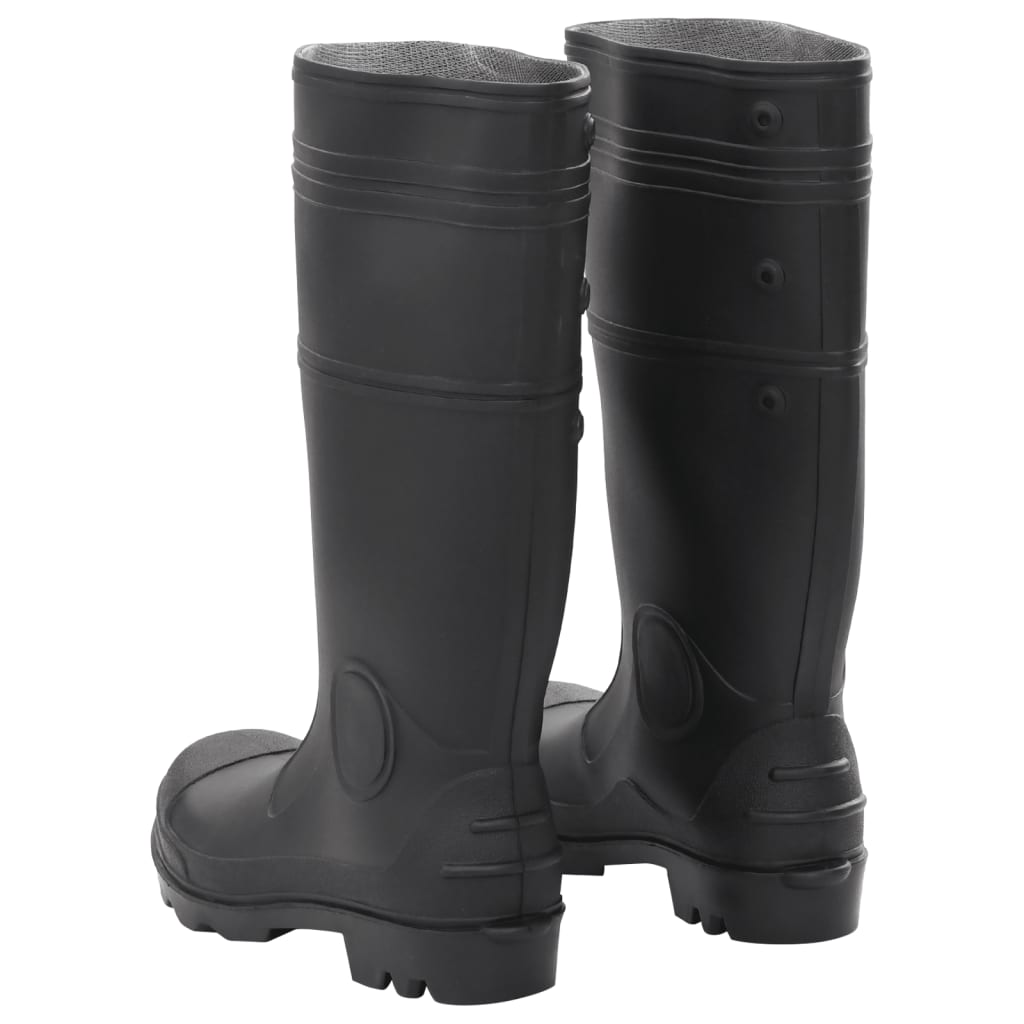 Rain Boots Black Size 39 PVC