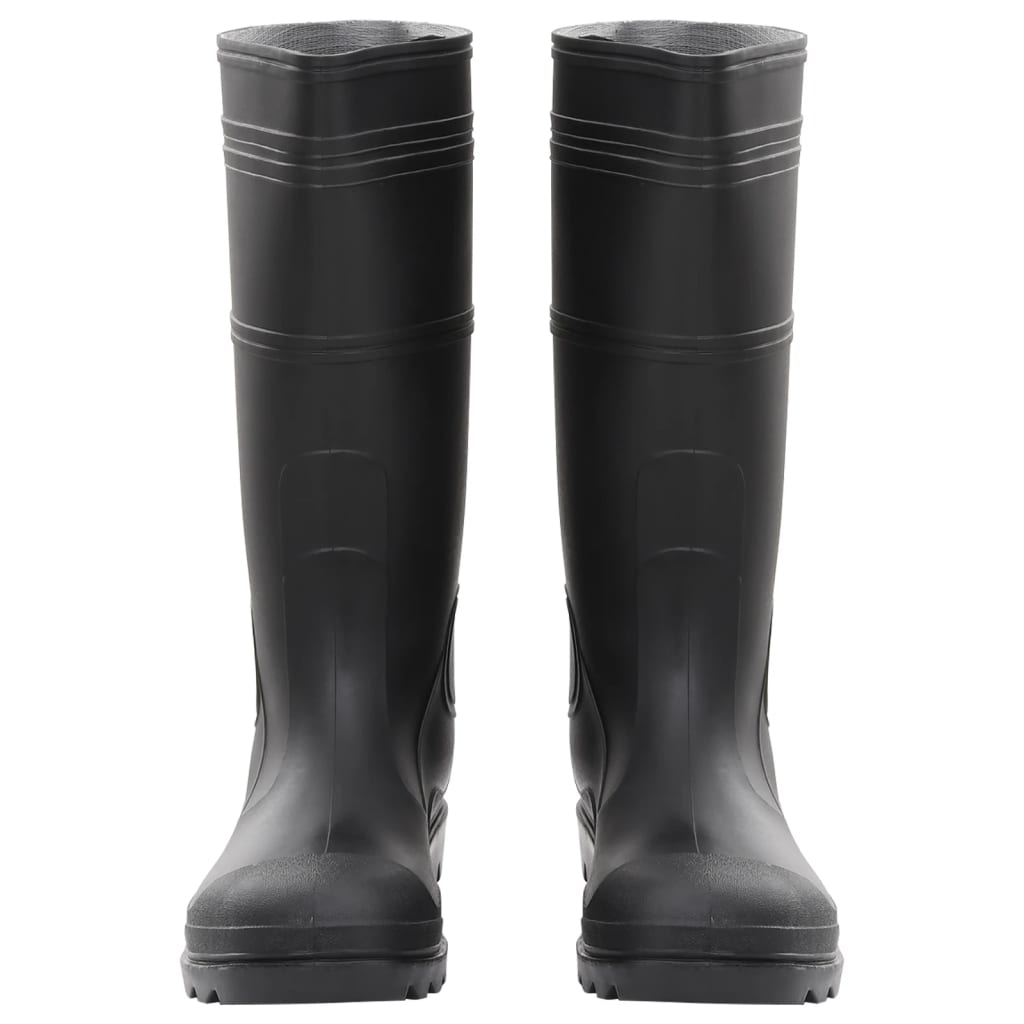 Rain Boots Black Size 44 PVC