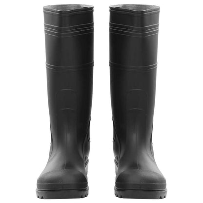 Rain Boots Black Size 45 PVC