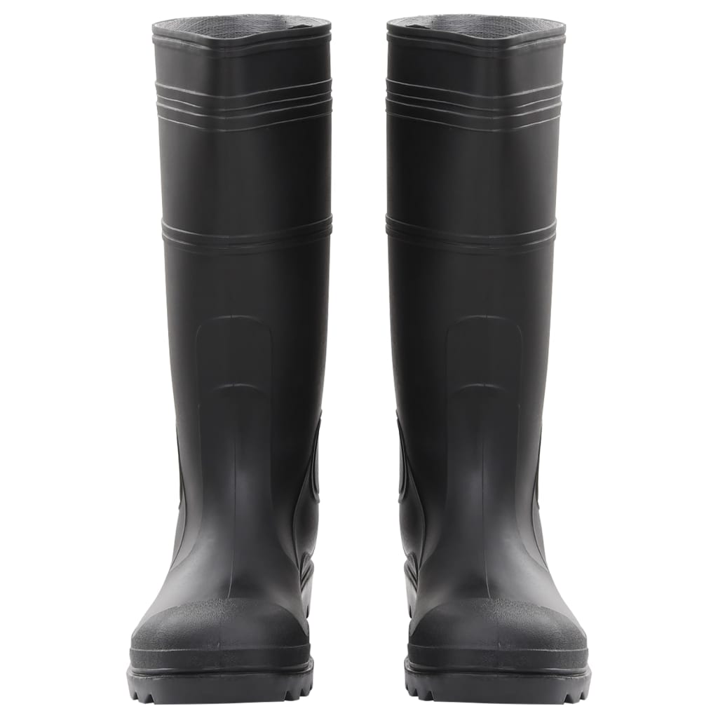 Rain Boots Black Size 46 PVC