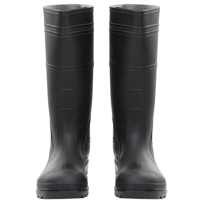 Rain Boots Black Size 46 PVC