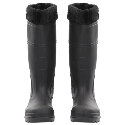 Rian Boots with Removable Socks Black Size 39 PVC