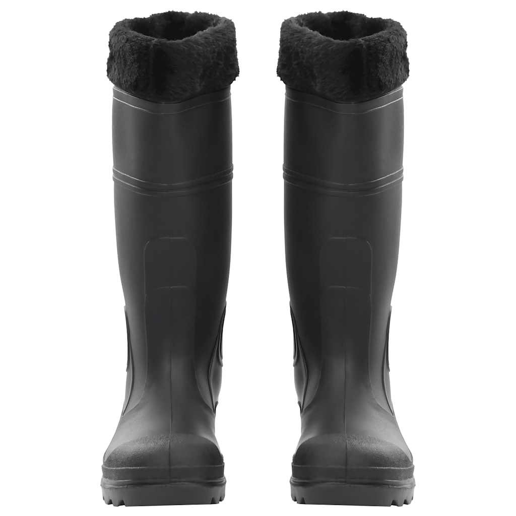 Rian Boots with Removable Socks Black Size 40 PVC