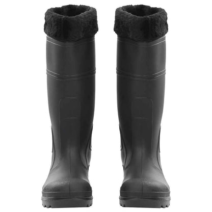Rian Boots with Removable Socks Black Size 40 PVC