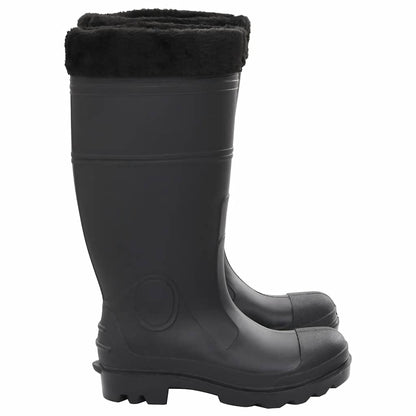 Rian Boots with Removable Socks Black Size 40 PVC