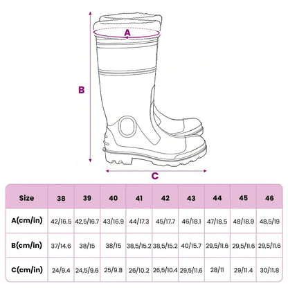 Rian Boots with Removable Socks Black Size 40 PVC