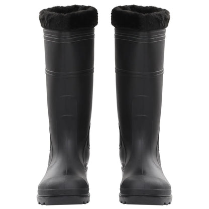 Rian Boots with Removable Socks Black Size 44 PVC