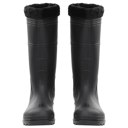 Rian Boots with Removable Socks Black Size 45 PVC