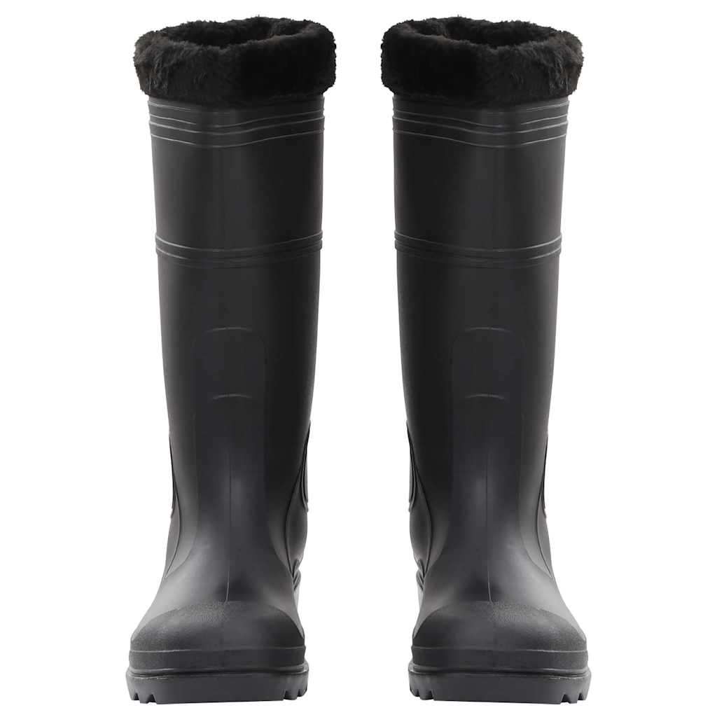 Rian Boots with Removable Socks Black Size 46 PVC