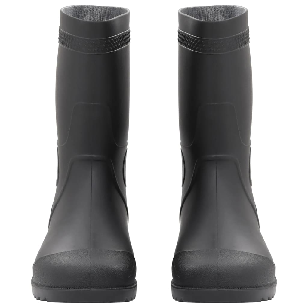 Rain Boots Black Size 45 PVC