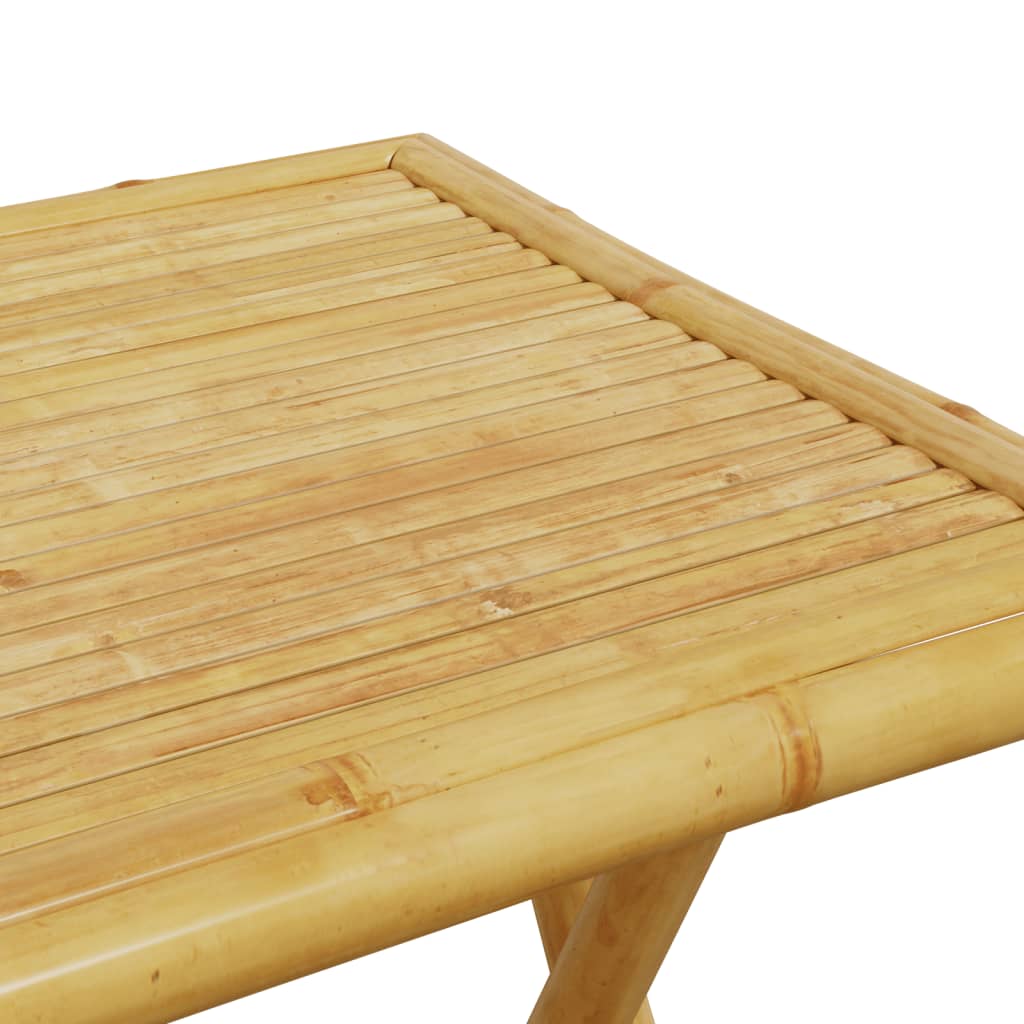 Garden Table | Natural Bamboo | Bamboo | Small | Foldable