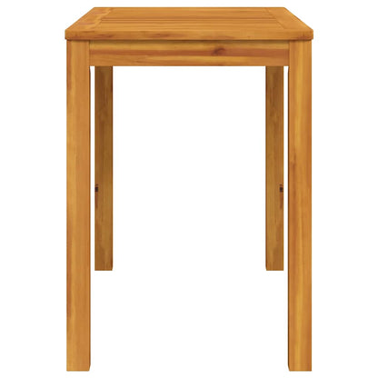 Garden Dining Table 110x55x75 cm Solid Wood Acacia
