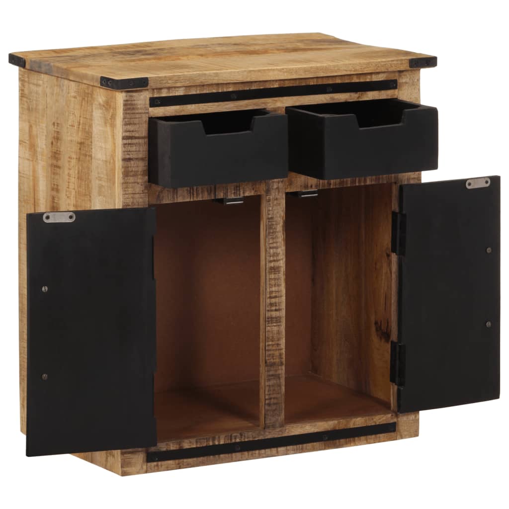 Sideboard with 2 Drawers 55x35x60 cm Solid Wood Mango