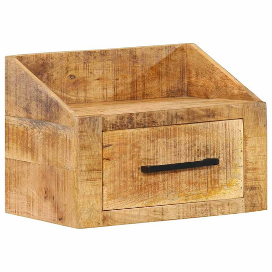 Bedside Cabinet Brown 40 x 30 x 30 cm Solid Mango Wood