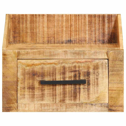 Bedside Cabinet Brown 40 x 30 x 30 cm Solid Mango Wood