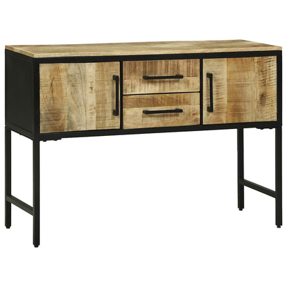 Console Table with Door Brown 100 x 35 x 70 cm Solid mango wood
