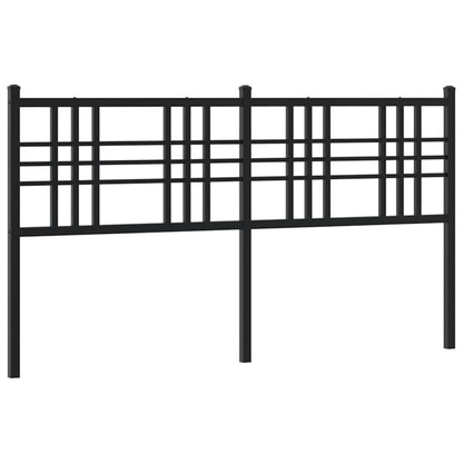 Metal Replace Headboard Black 160cm