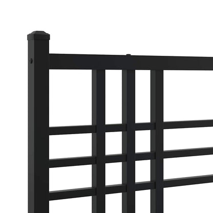 Metal Replace Headboard Black 200cm