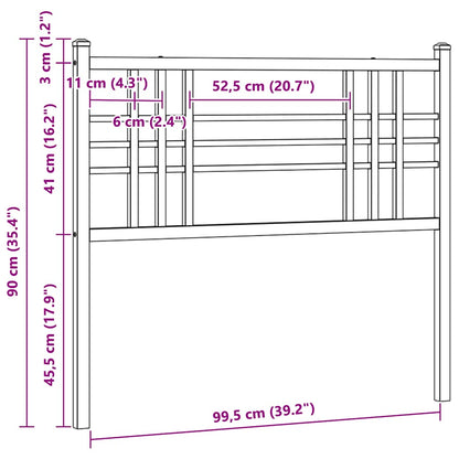 Metal Replace Headboard White 100cm