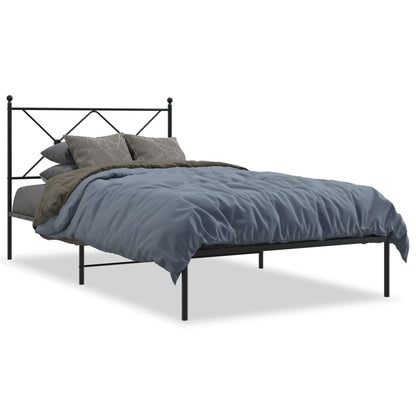 Bed Frame | Black | Powder-Coated Steel | Single | Bed Frame
