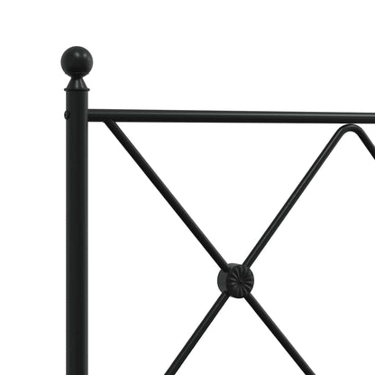 Metal Replace Headboard Black 75cm
