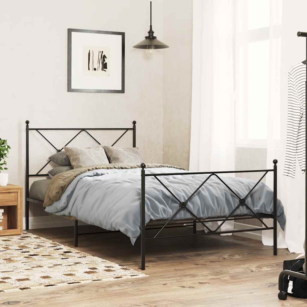 Metal Replace Headboard Black 107cm