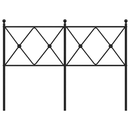 Metal Replace Headboard Black 120cm