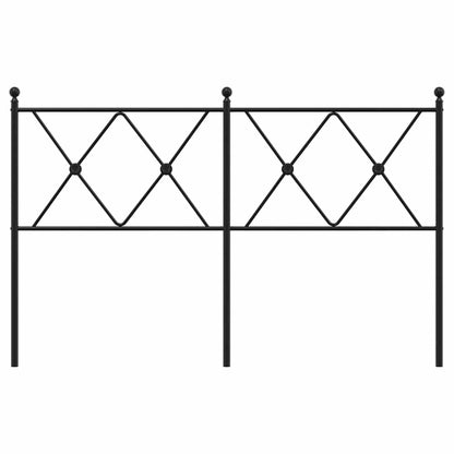 Metal Replace Headboard Black 137cm