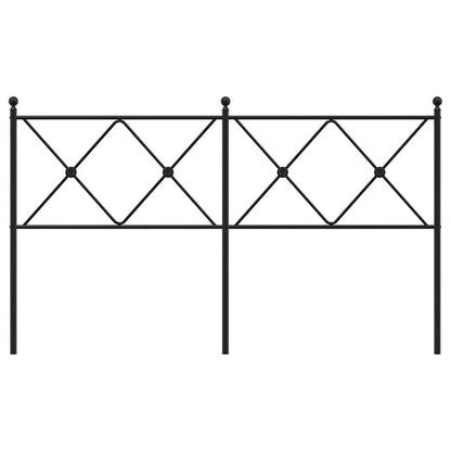 Metal Replace Headboard Black 160cm