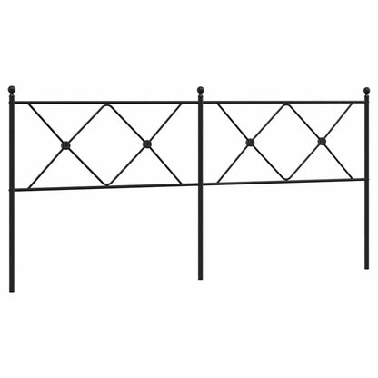 Metal Replace Headboard Black 180cm