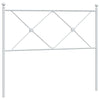 Metal Headboard White 100cm