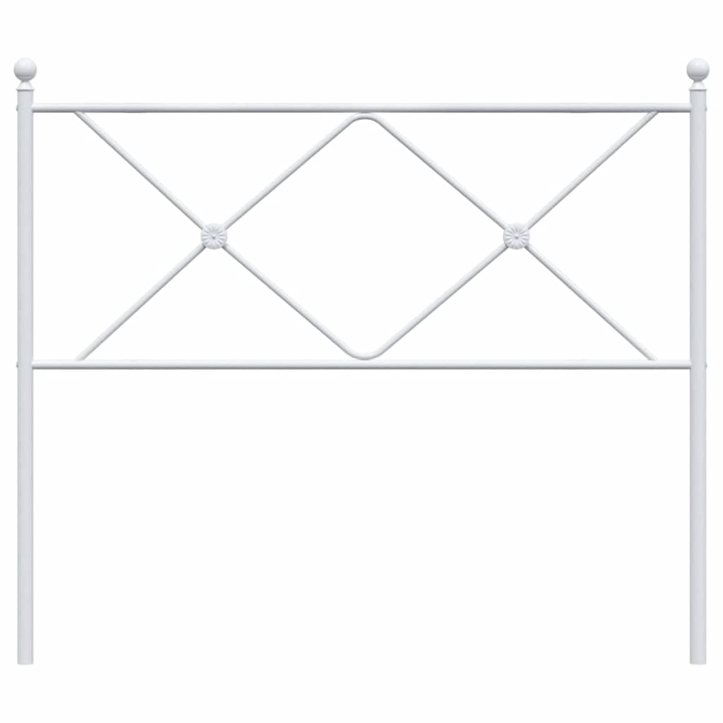 Metal Replace Headboard White 100cm