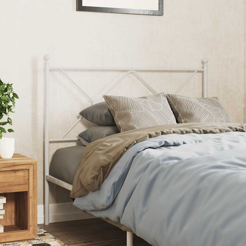 Metal Replace Headboard White 100cm