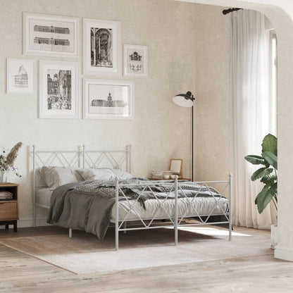 Metal Replace Headboard White 120cm