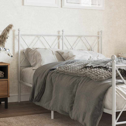 Metal Replace Headboard White 120cm