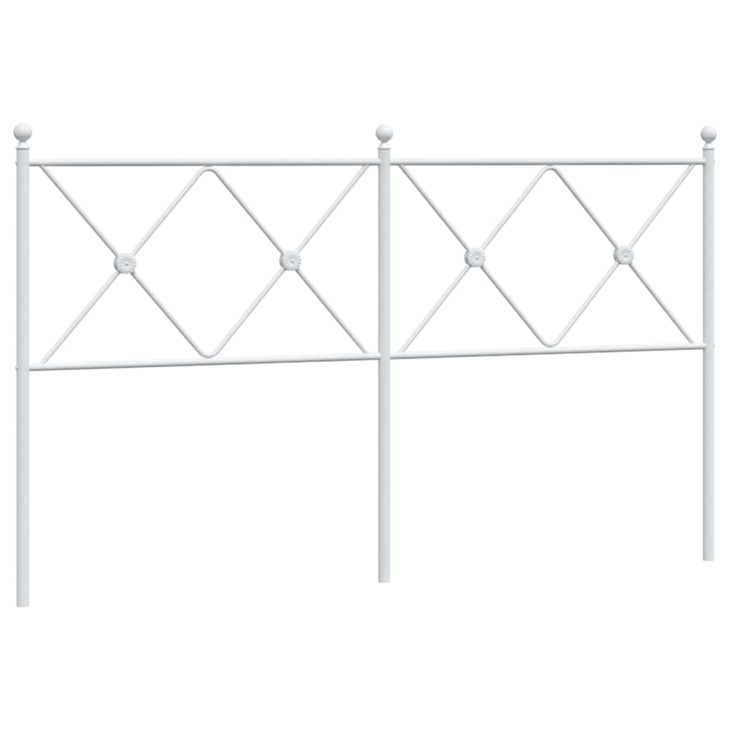 Metal Replace Headboard White 150cm