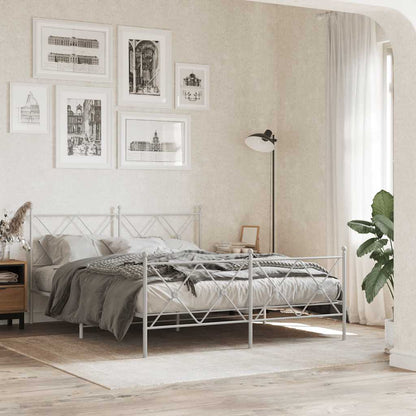 Metal Replace Headboard White 150cm