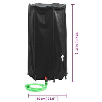 Water Tank with Tap Foldable 250 L PVC