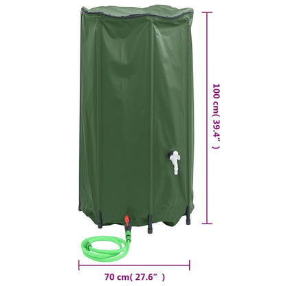 Water Tank with Tap Foldable 380 L PVC