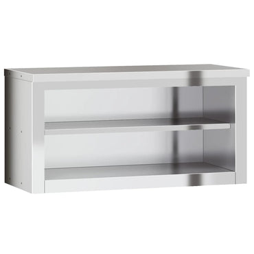 Kitchen Wall Cabinet with Shelf Stainless Steel