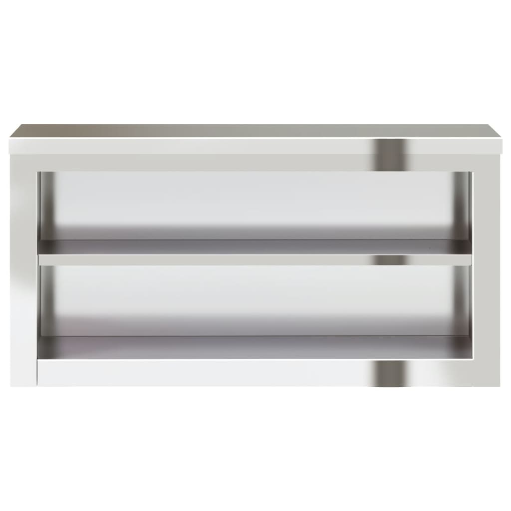 Kitchen Wall Cabinet with Shelf Stainless Steel