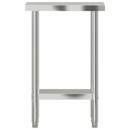 Kitchen Work Table 55x30x85 cm Stainless Steel