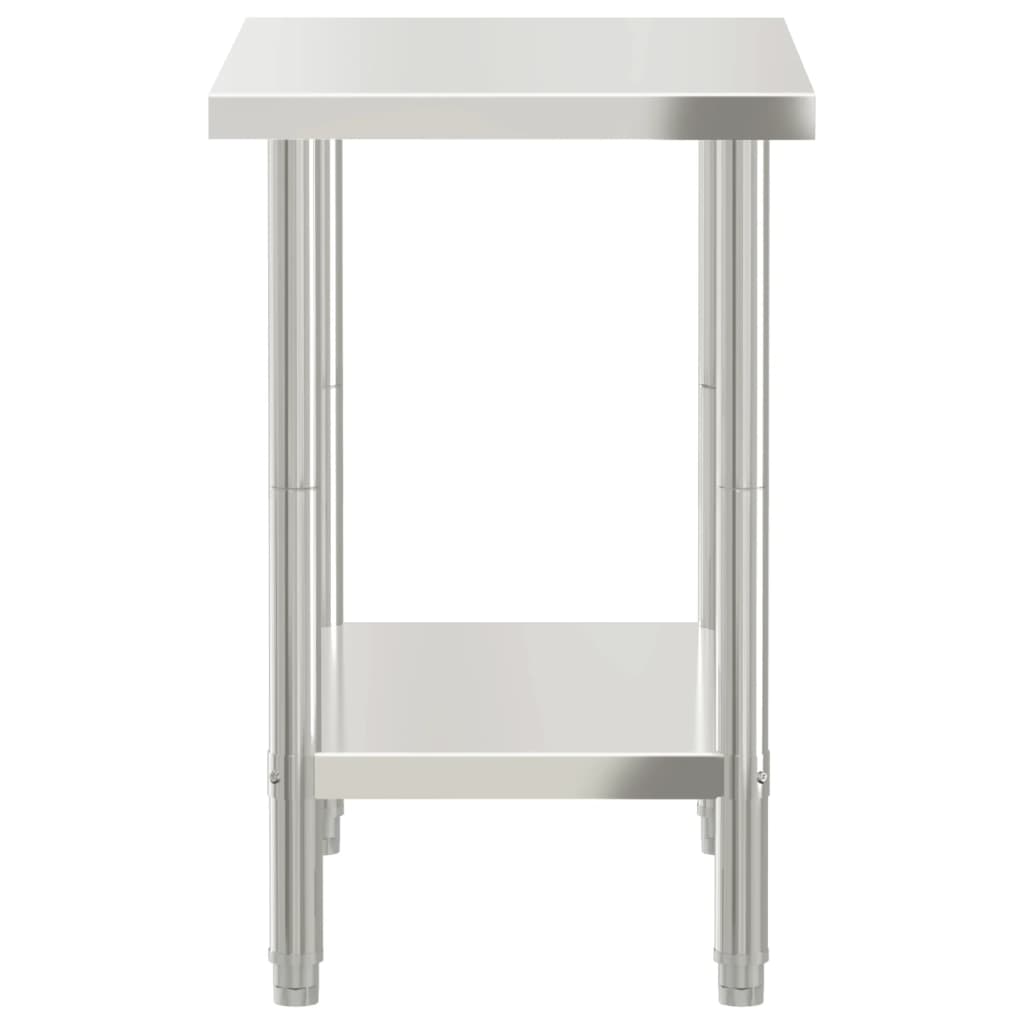 Kitchen Work Table 82.5x55x85 cm Stainless Steel