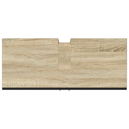 Bathroom Sink Cabinet Sonoma Oak 80x33x60 cm Engineered Wood