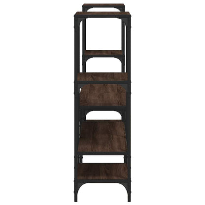 TV Cabinet Brown Oak 206.5x28.5x95 cm Engineered Wood